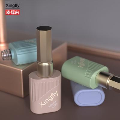 中国 10ml ネイルロングボトル カスタム 印刷されたUVジェル ネイルロングボトル ブラシキャップ 販売のため