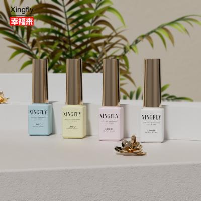 China 5 ml frasco de esmalte de unhas gel quadrado vazio frascos de esmalte de vidro com escova de tampa à venda