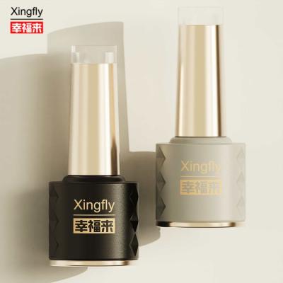 China Nuevo diseño de botellas de esmalte de uñas de 8 ml LOGO personalizado Botella de vidrio de gel vacío para esmalte de uñas en venta