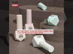 8ml Nail Polish Bottle Gel Polish Rubber Base Coat Reinforcement Glass Bottle