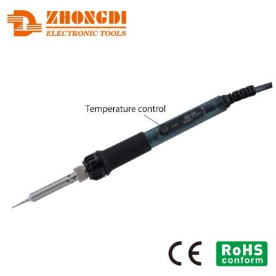 China Ningbo Zhongdi Electric Adjustable Temperature Electric Welding Repair 60W Soldering Iron for sale