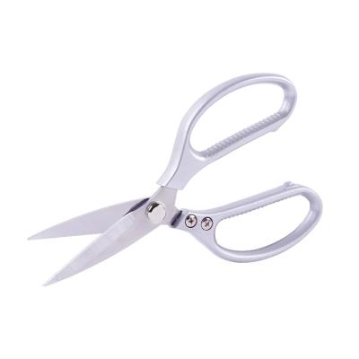 China Kitchen/fishing/outdoor stainless steel kitchen scissors for cutting chicken bone meat vegetable aluminum handle kitchen cut green onion scissors for sale