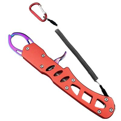 China Fishing LED To Float Aluminum Fish Gripper With Color Titanium Grip Durable Outdoor Fishing Grips for sale