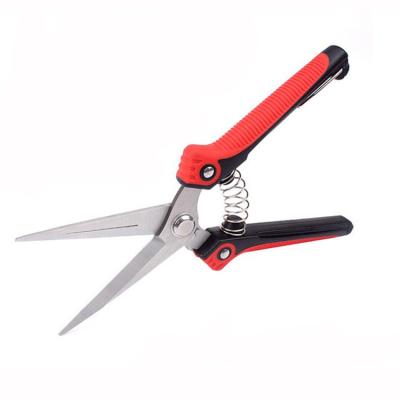 China Cutting Branch TPR Soft Handle Garden Scissors For Cutting Branch Vineyard Orchard Stainless Steel Shears Cutters for sale