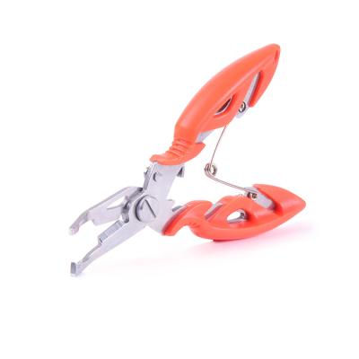 China Fishing 5 Inch Stainless Steel Portable Fishing Pliers Hook Solvent Slot Ring Opener Line Cutters Fishing Pliers for sale