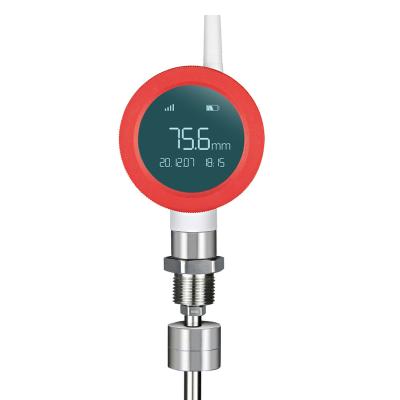 China Smart float liquid level meter digital display wireless water fuel level sensor transmitter with 4G NB-IoT LoRA communication for sale