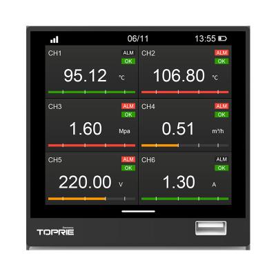 中国 Smart universal input RS485 4G paperless recorder industrial automation digital paperless chart logger wholesale 販売のため