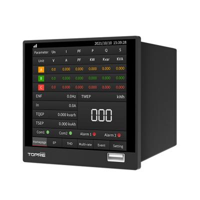 Chine High quality 3 phase power quality meter multifunction meter THD analyzer power quality analyzer with 4G WiFi communication à vendre