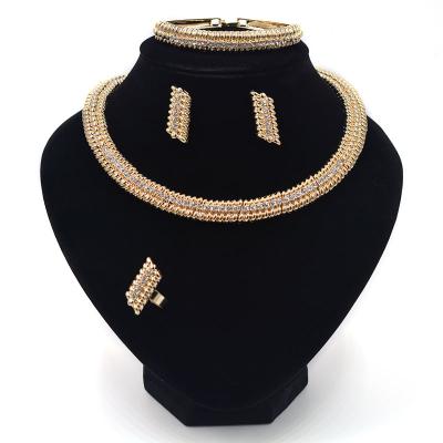 China CLASSIC Indian Gold Plated Wedding Jewelry Jewelry Sets for sale