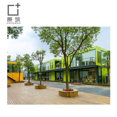 China Prefab Car Park Container House 40ft / 20ft Modular Container Office Building Made In China for sale