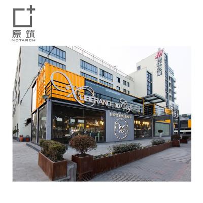 China parking lot mode container coffee/coffee container box modified shipping container on sale for sale