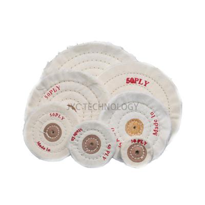 China Pure White White Cloth Polishing Cloth Iron Jewelry Tool Material Cotton Buffing Polishing Wheel for sale