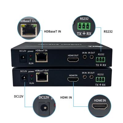 China High quality multi screen display 1080p 4K 70M 100M hdmi supplement LAN transmitter high quality receivers for sale