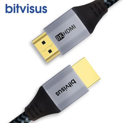 China Hot Selling Car Cable Male To Male 4k Gold Plated Hdmi Cable Hdmi 2.1 Video Cable 8K for sale