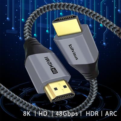 China Top selling car customized hdmi 48Gbps cable 4k 15m 8k 2.1 3m male to male for sale