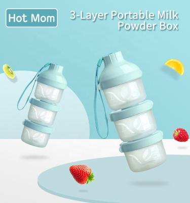 China P.P. Hot Mom Baby Milk Powder Formual Dispenser, Leak Free Stackable Storage Container, BPA Free, for sale