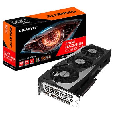 China Workstation IN Gigabyte AMD Radeon RX 6600 XT 2X 8G Stock MECH Graphics Card with VGA 128 GDDR6 Bit Card RX 6600XT for sale