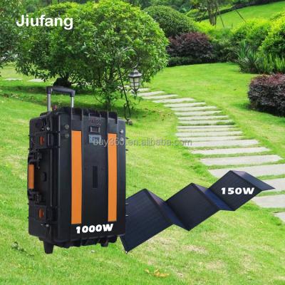 China Home Easy To Install Portable Solar Generator Camping Outdoor 1KW Solar Generator System 1kw Generador Solar 1000w for sale