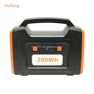 China Remote Control Fast Charging Battery Power Station 200W Power Station Portable Solar Generator for Camping Van-Life Backup for sale