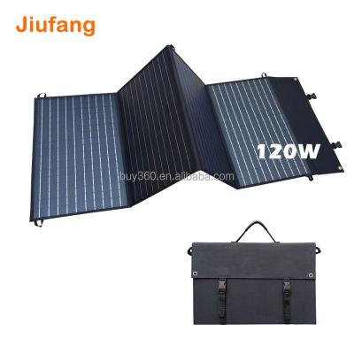 China 12V Customized Solar Foldable Solar Flat 120W Camping 120W Solar Panels 120W Removable Panel For Caravan Boat Motorhome Cabin House for sale