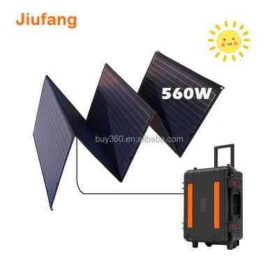 China Monocrystalline Solar Power Performance Waterproof Flexible Panel Solar Panel 560w 560W Outdoor Foldable Solar Batteries for sale