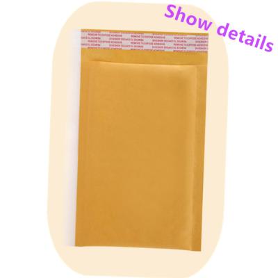 China Recycled Materials Customized Biodegrad Kraft Paper Mailers Bubble Wraps Bags Envelope With Bubble Mailing Bag Mailers Padded Packaging for sale