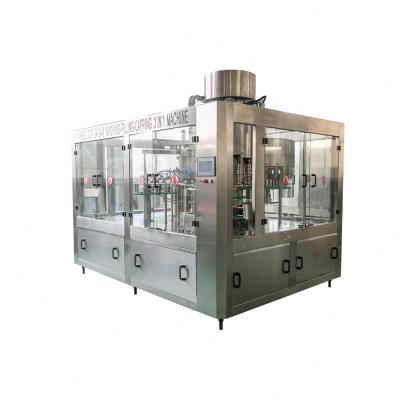 China pure drink water small triblock bottle full automatic rinser/mineral filler capper/pure/groundwater filling machine factory price for sale