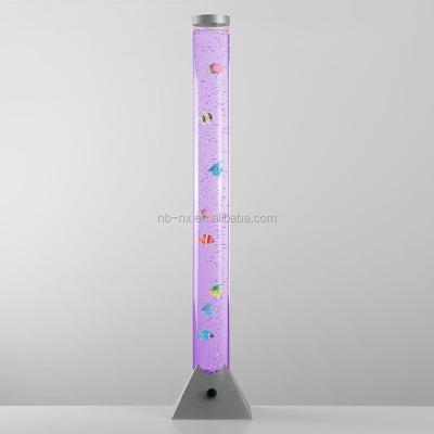 China LARGE LED130cm Sensory Water Bubble Fish Lamp Tube Floor Novelty Lamp NX-HY-013 for sale