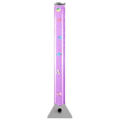 China Decoration 90CM Color Changing LED Novelty Mood Bubble Fishing Waters Tube Sensory Floor Lamp With Remote NX-XHY-90 for sale