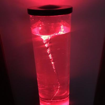 China Plastic And Clear Acrylic Tube Water Vortex Fun Table Bedside Tornado Mood Relaxaion Lamp Tornado Light for sale