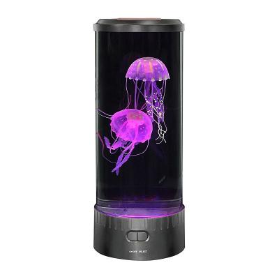 China Wholesale Viable LED Fantasy Jellyfish Lamp Round With Effects Jelly Fish Tank Aquarium Mood Lamp for sale