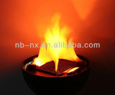 China Hotel Fire Flame Silk Hanging Lamp for sale