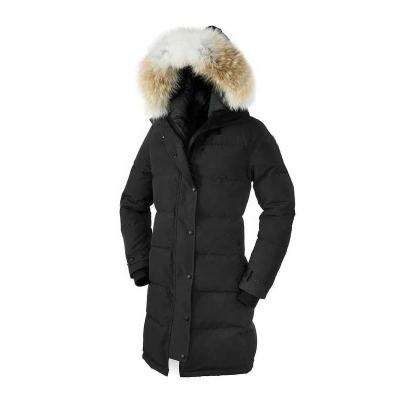 China E33Z Canada CG Winter Rossc1air JacketsWolf Windproof High QualityWomen Windproof Tri11ium She1burne Fur Goose. down warm parkas for sale