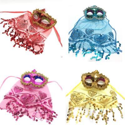 China Slow Carnival Prom Costume Cosplay Mask Theme Party Masquerade Halloween Gifts Birthday Women Decoration Time Amazon Veil Mask for sale