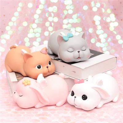 China Animal Coin Bank Coin Bank Ornaments Amazon Comics Time Slow Home Decor Kids Accessories Rabbit Birthday Gifts Kids Ornaments for sale