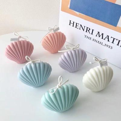 China Slow Decoration Time Amazon Birthday Girlfriend Gifts Opens Living Room Home Decor Scented Decor Wax Shell Model Candle Aromatherapy Decor for sale