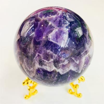 China Wholesale High Quality Natural Dream Sphere Crystal Ball For Decoration Amethyst From Europe for sale