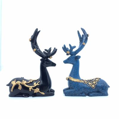 China Wholesale Europe Crystal Ball Base Deer Shape Crystal Stand Resin Sphere Stand for Decoration for sale