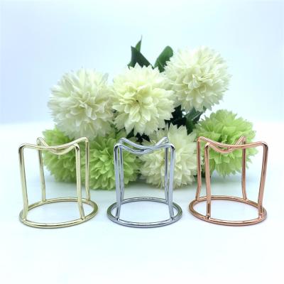 China Europe Wholesale Crystal Ball Base Holder Crystal Stand Metal Sphere Holder For Decoration for sale