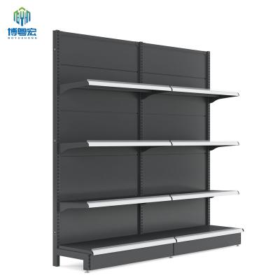 China Single-Sided Manufacturers Wholesale Supermarket Shelves Grocery Snack Shop Shelf Merchandise Display Rack for sale