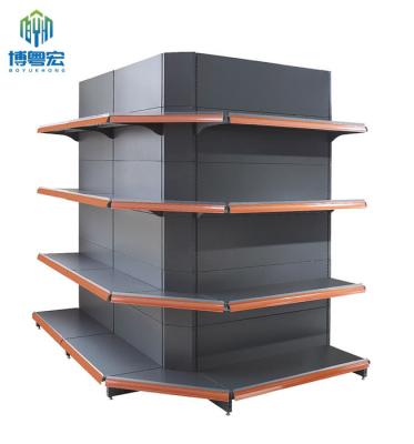 China Single Sided High Quality Fashion Grocery Display Racks /Shelves For General Grocery Supermarket Shelf Gondola Shelving for sale