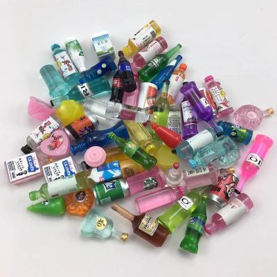 China 3d Nail Art Decorations Creative Manicure Accessories 3D Mini Red Wine Bottle DIY Resin Nail Art Decoration Wine Bottle Designs DIY for sale