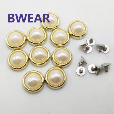 China Wholesale Fashion Design Luxury Colorful ABS Plastic Rivet Bead Studs For Clothing for sale