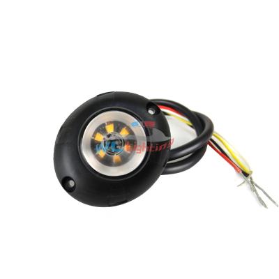 China Weather Resistant 3w Emergency Vehicle Vibration White Red And Blue Color Hideaway Strobe Light Amber for sale