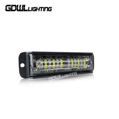 China Emergency Vehicle CAR LED Strobe Light Outdoor Mount Led Flash Police Low Profile Lighthead 120*31*14mm for sale