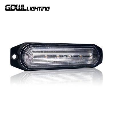 China Outdoor Emergency Safety Vehicles GDWLLIGHTING Mount 3 Watt LED Warning Lighthead Outdoor Warning Strobe for sale