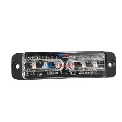 China GDWLLIGHTING New Arrival 12-24V 6 LED Surface Mount Grill Warning Strobe Lighthead 120*36*17mm for sale