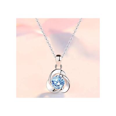 China CLASSIC Platinum Heart Necklace Women's Ocean Platinum Pendant for sale