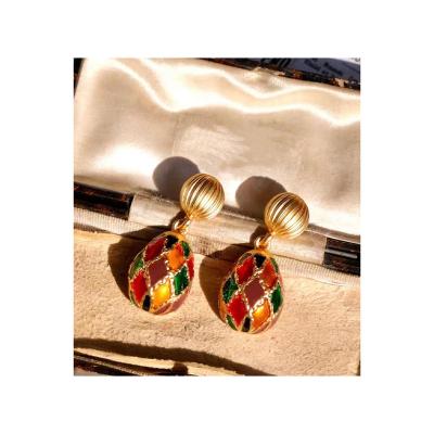 China Balloon Enamel Balloon Earrings for sale