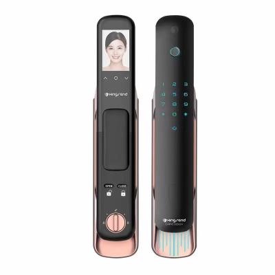 China Electronic Auto Smart Door Lock With Camera Fingerprint Digital Smart Password Wifi Locks Door Lock A6 for sale